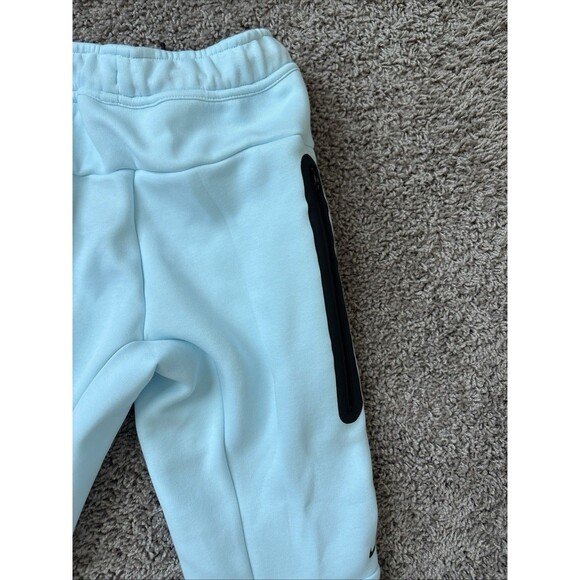 Nike Pants Kids Large Blue Tech Fleece Jogger Standard Fit HV5869-474 Zip Pocket - Picture 4 of 6